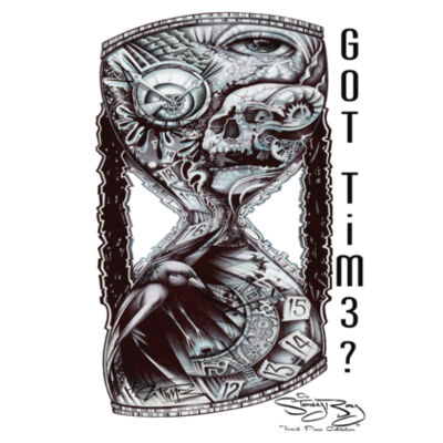 GOT TIME? - PREMIUM MEN'S S/S TEE - WHITE Design