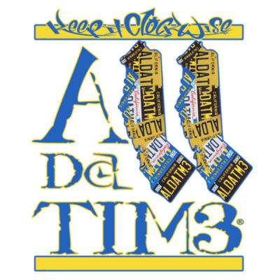 ADT CALI INVERT - PREMIUM MEN'S S/S TEE - WHITE Design