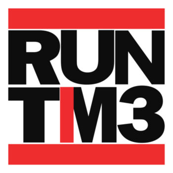RUN TIME - PREMIUM LADIES RACERBACK TANK TOP - WHITE Design