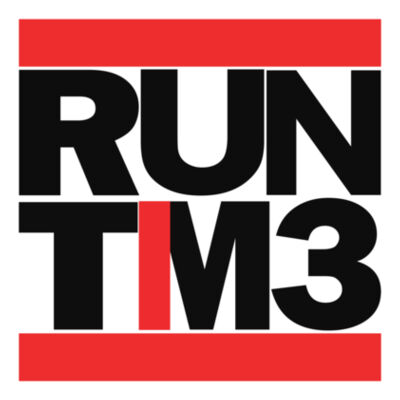 RUN TIME - PREMIUM LADIES RACERBACK TANK TOP - WHITE Design