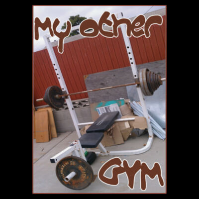 MY OTHER GYM - PREMIUM MEN'S TANK TOP - BLACK Design