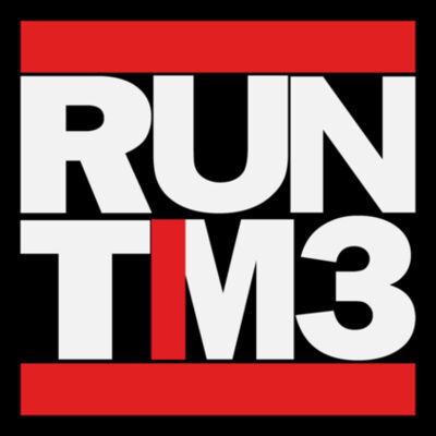 RUN TIME - PREMIUM UNISEX PULLOVER HOODIE - BLACK Design