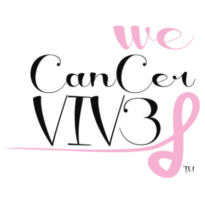 WE CANCER VIVE - PREMIUM LADIES S/S TEE - WHITE Design