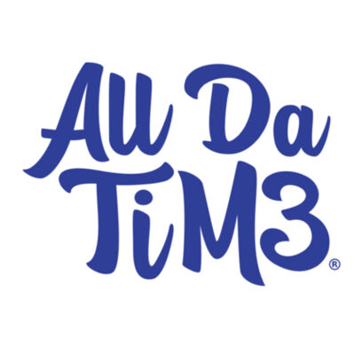 ALL DA TIME SCRIPT - PREMIUM MEN'S S/S TEE - WHITE Design