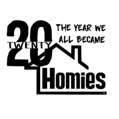 2020 WE'RE ALL HOMIES - PREMIUM MEN'S S/S TEE - WHITE Design