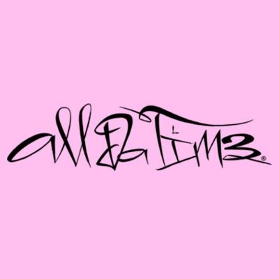ALL DA TIM3 SCRIPT - PREMIUM LADES S/S TEE - PINK - 4ZAUH1 Design