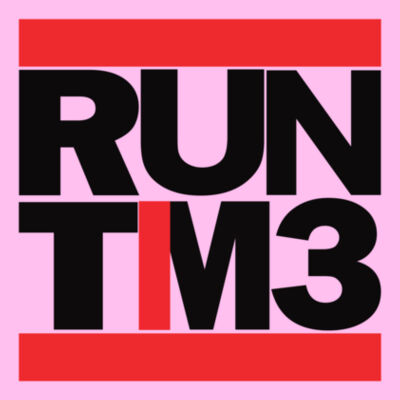RUN TIME - PREMIUM LADIES S/S TEE - PINK - VE1FAW Design