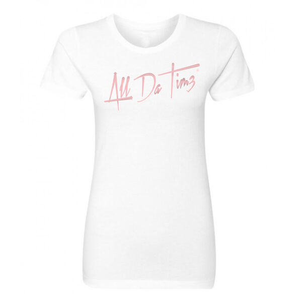 ADT SCRIPT - PREMIUM LADIES S/S TEE - BLACK Thumbnail