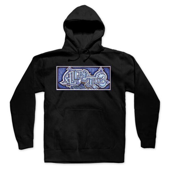 BLUE GRAFF - PREMIUM UNISEX PULLOVER HOODIE - BLACK Thumbnail