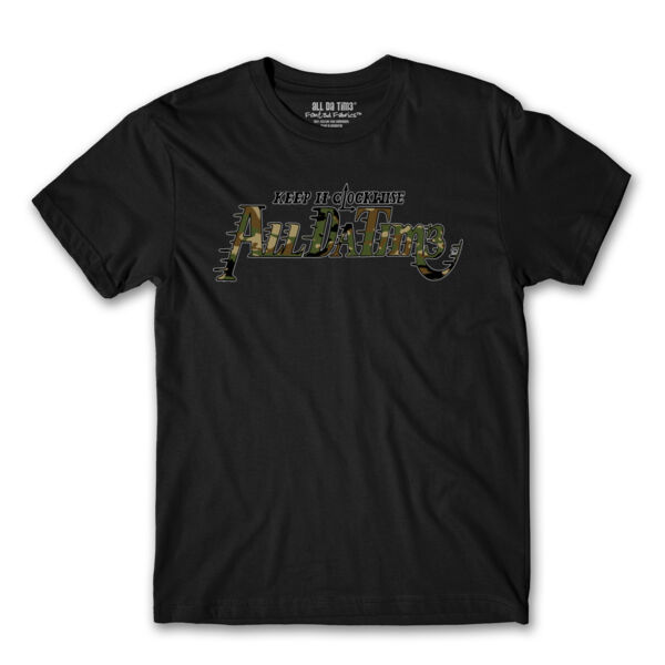 ADT CAMO LAKER - PREMIUM MEN'S S/S TEE - BLACK Thumbnail