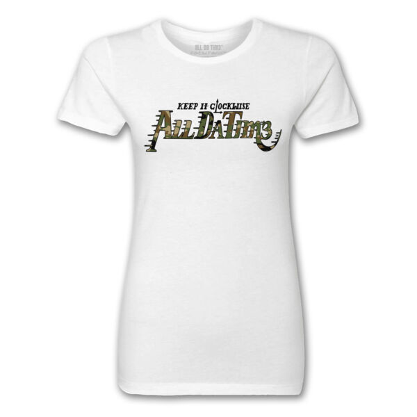 ADT CAMO LAKER - PREMIUM LADIES S/S TEE - WHITE Thumbnail