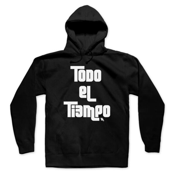 TODO EL TIEMPO - PREMIUM UNISEX PULLOVER HOODIE - BLACK Thumbnail