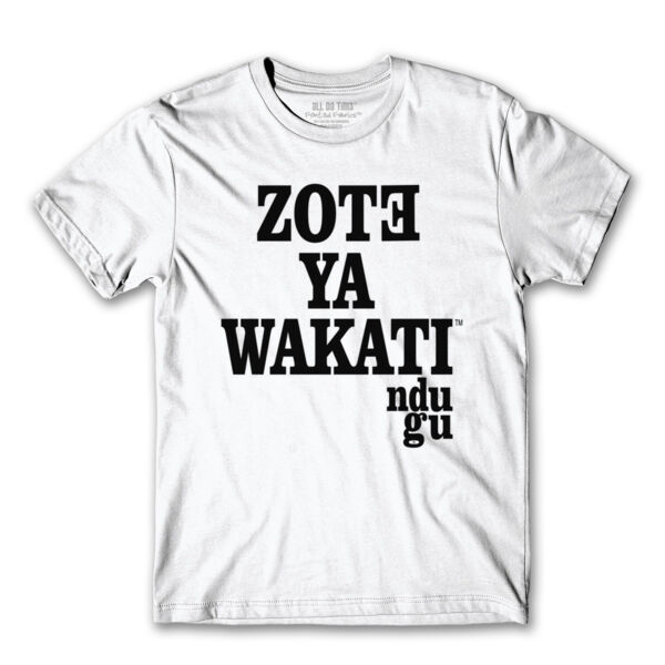 ZOTE YA WAKATI (ADT SWAHILI) - PREMIUM MEN'S S/S TEE - WHITE Thumbnail