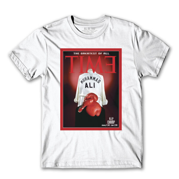GREATEST OF ALL TIME - PREMIUM MEN'S S/S TEE - WHITE Thumbnail