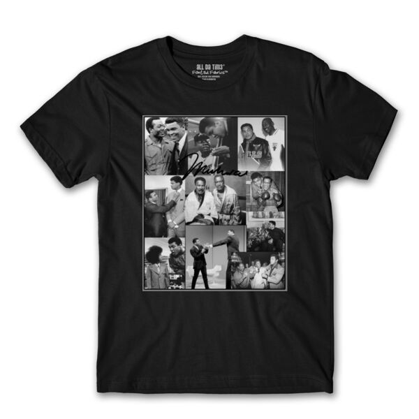 ALI COLLAGE - PREMIUM MEN'S S/S TEE - BLACK Thumbnail