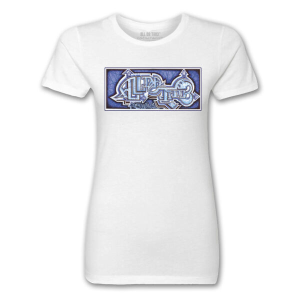 BLUE GRAFF - PREMIUM LADIES S/S TEE - WHITE Thumbnail