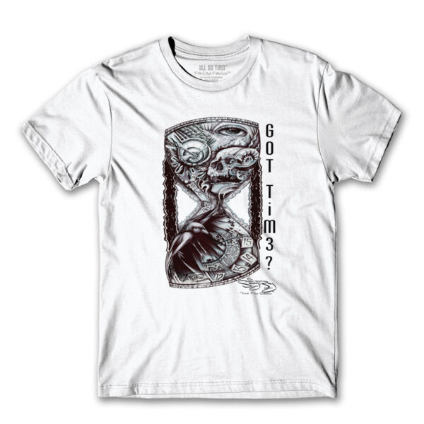 GOT TIME? - PREMIUM MEN'S S/S TEE - WHITE Thumbnail