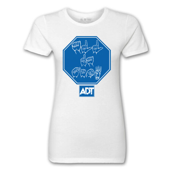 SIGN TIME - PREMIUM LADIES S/S TEE - WHITE Thumbnail