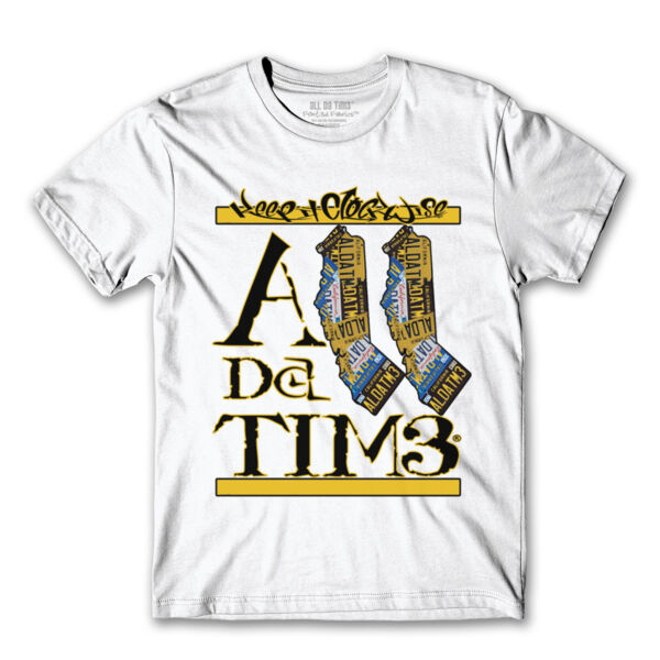 ADT CALI INVERT - PREMIUM MEN'S S/S TEE - WHITE Thumbnail