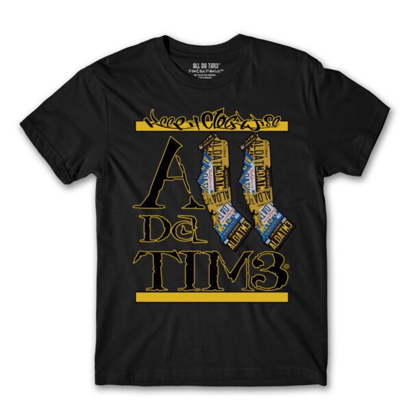 ADT CALI INVERT - PREMIUM MEN'S S/S TEE - BLACK Thumbnail