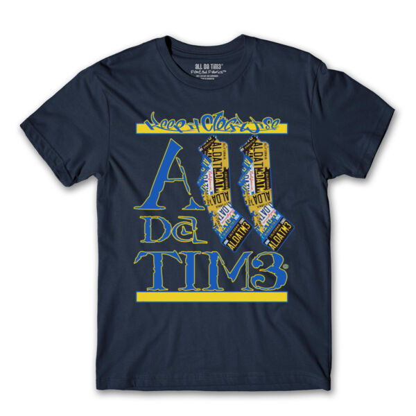 ADT CALI INVERT - PREMIUM MEN'S S/S TEE - NAVY Thumbnail