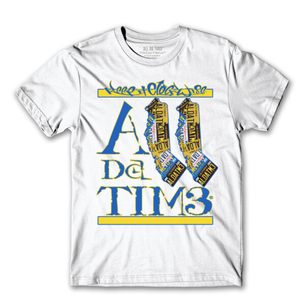 ADT CALI INVERT - PREMIUM MEN'S S/S TEE - WHITE Thumbnail