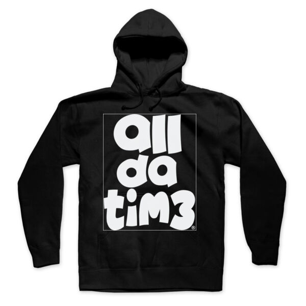 ADT PUFFY LETTERS - PREMIUM UNISEX PULLOVER HOODIE - BLACK Thumbnail