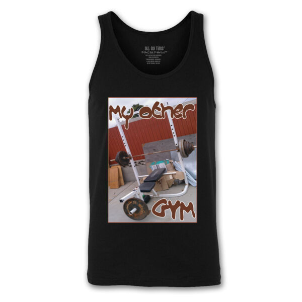 MY OTHER GYM - PREMIUM MEN'S TANK TOP - BLACK Thumbnail