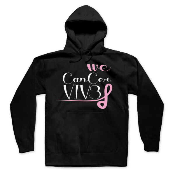 WE CANCER VIVE - PREMIUM UNISEX PULLOVER HOODIE - BLACK Thumbnail