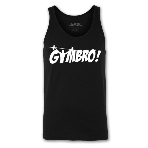 GYMBRO! - PREMIUM MEN'S TANK  TOP - BLACK Thumbnail