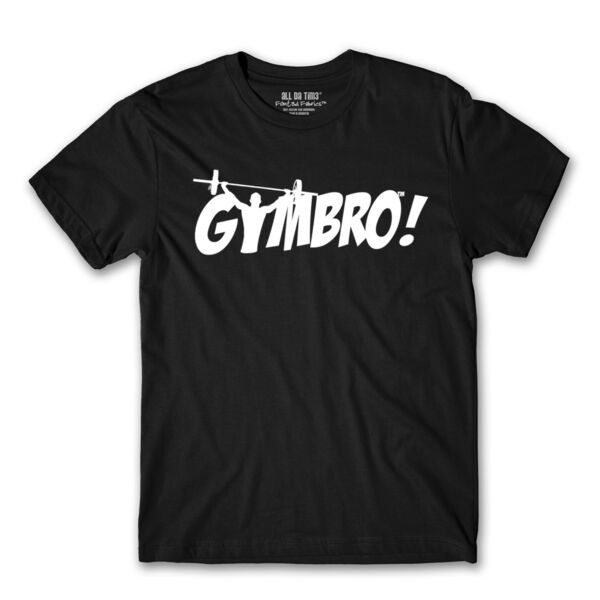 GYMBRO! - PREMIUM MEN'S S/S TEE - BLACK Thumbnail