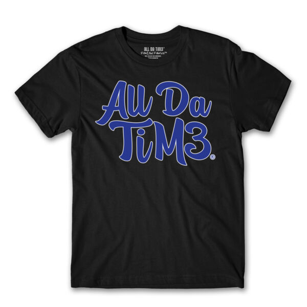 ALL DA TIME SCRIPT - PREMIUM MEN'S S/S TEE - BLACK Thumbnail
