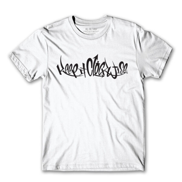 KEEP IT CLOCKWISE - PREMIUM MEN'S S/S TEE - WHITE Thumbnail