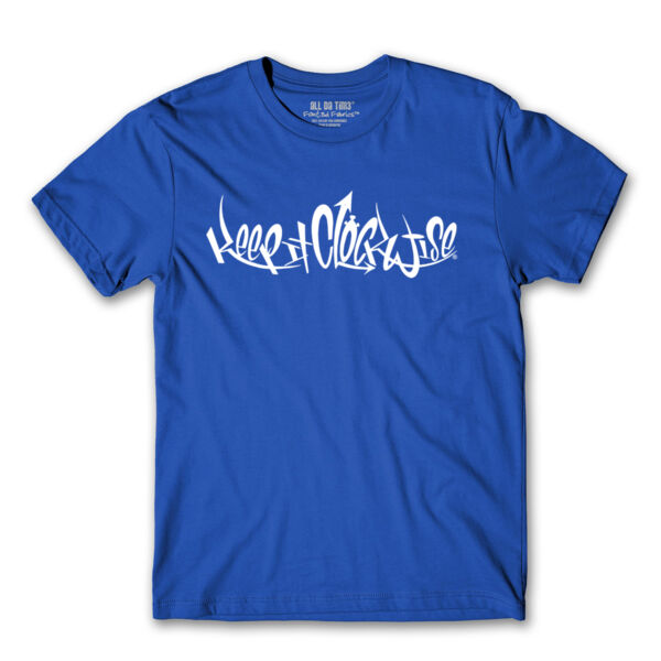 KEEP IT CLOCKWISE - PREMIUM MEN'S S/S TEE - ROYAL BLUE Thumbnail