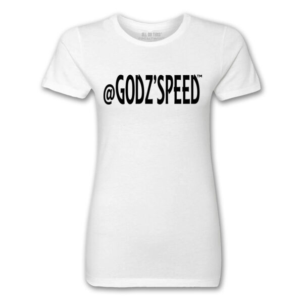 GODZSPEED - PREMIUM LADIES S/S TEE - WHITE Thumbnail
