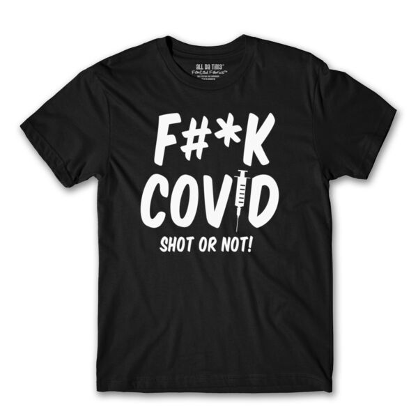 F#*K COVID - PREMIUM MEN'S S/S TEE - BLACK - Q8P7AH Thumbnail