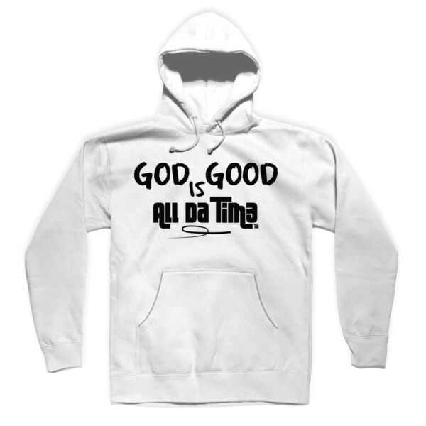 GOD IS GOOD ALL DA TIM3 - PREMIUM PULLOVER HOODIE - WHITE - H8GW3X Thumbnail