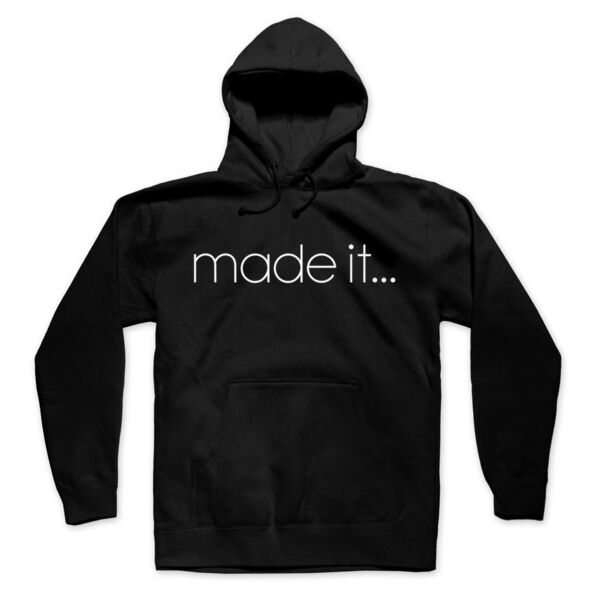 MADE IT - PREMIUM PULLOVER HOODIE - BLACK - 2D4C6V Thumbnail