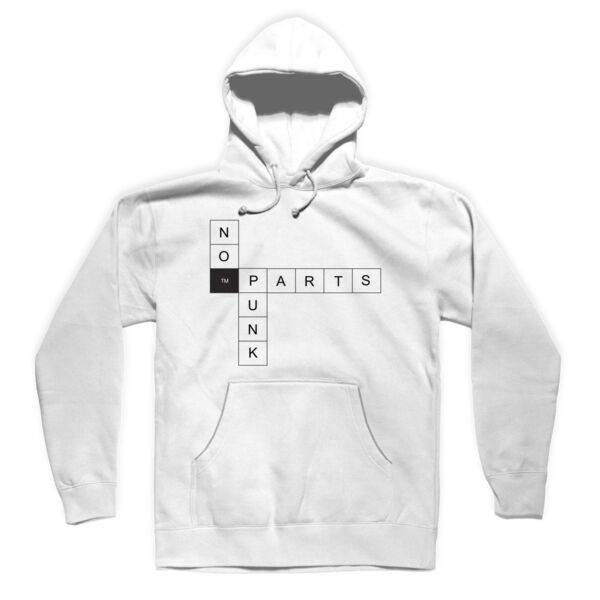 NO PARTS - PREMIUM PULLOVER HOODIE - WHITE - 78HAT9 Thumbnail