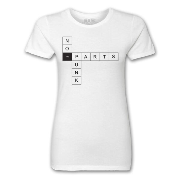 NO PARTS - PREMIUM LADIES S/S TEE - WHITE - E9F3YQ Thumbnail