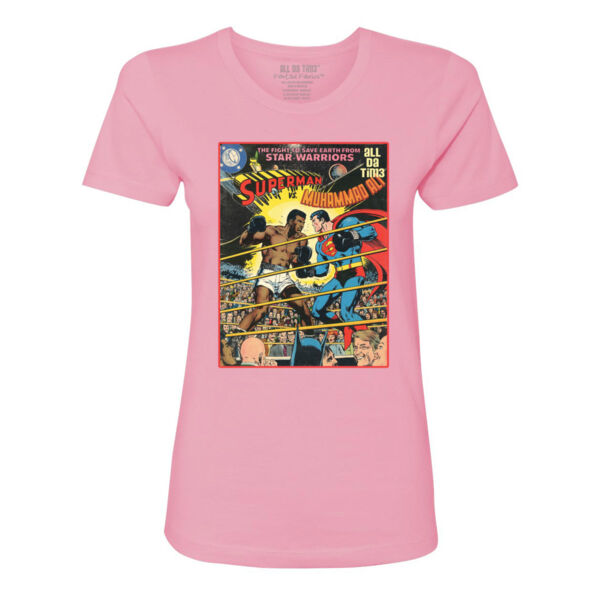 ALI COMIC - PREMIUM MEN'S S/S TEE - PINK - 547DJG Thumbnail