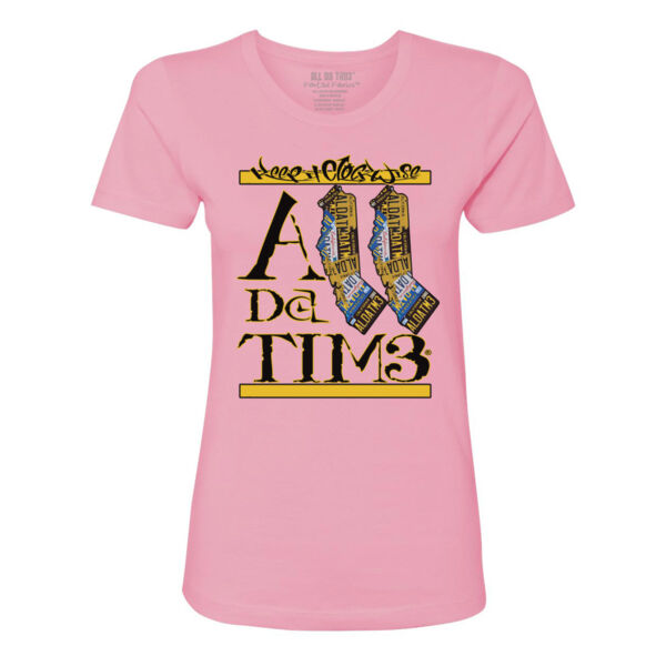 ADT CALI INVERT - PREMIUM LADIES TEE - PINK - K1HP2G Thumbnail