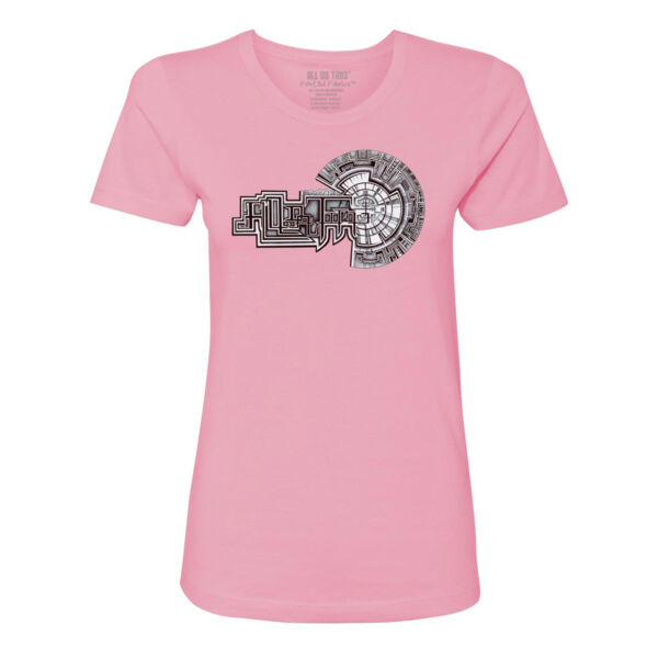 GRAFFITI - PREMIUM LADIES S/S TEE - PINK - RC74XF Thumbnail