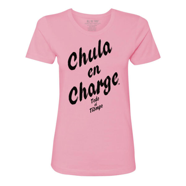 CHULA EN CHARGE - PREMIUM LADIES S/S TEE - PINK - QNE5FY Thumbnail
