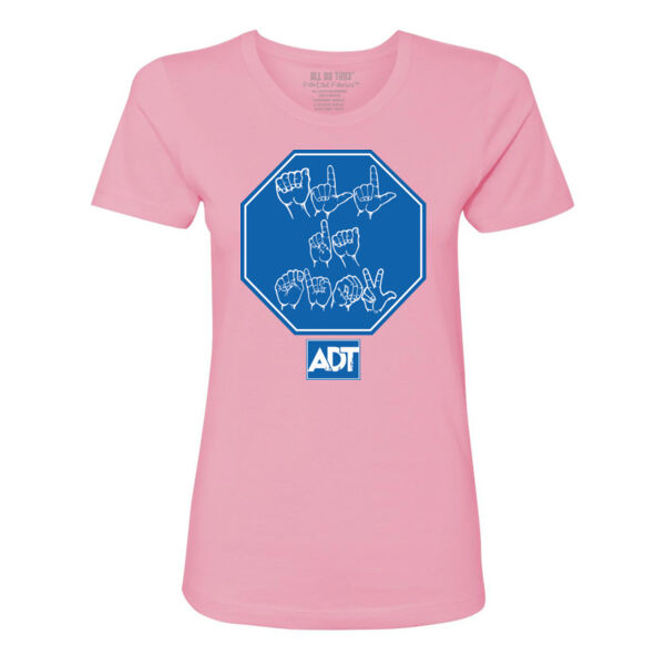 SIGN TIME - PREMIUM LADIES S/S TEE - PINK - 5XYV8D Thumbnail
