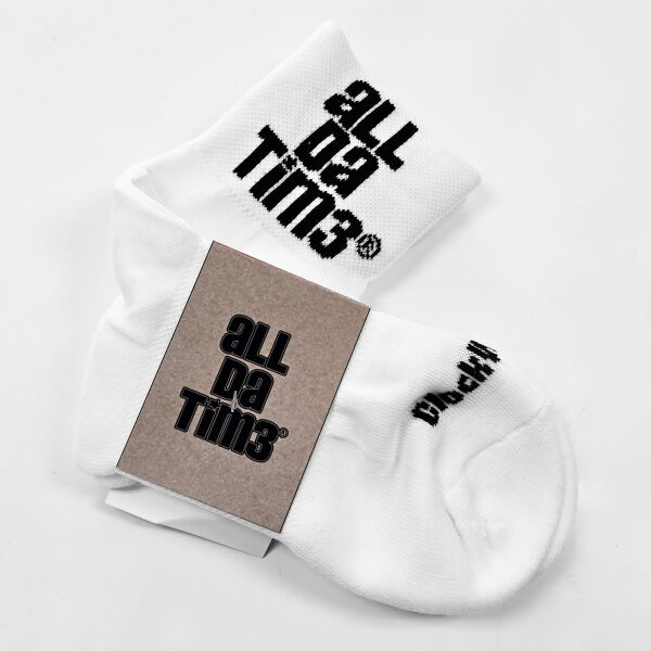 ALLDATIM3 - SOCKS - WHITE Thumbnail